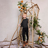 Cable Knit Pom Pom Boy Top - HUNTER