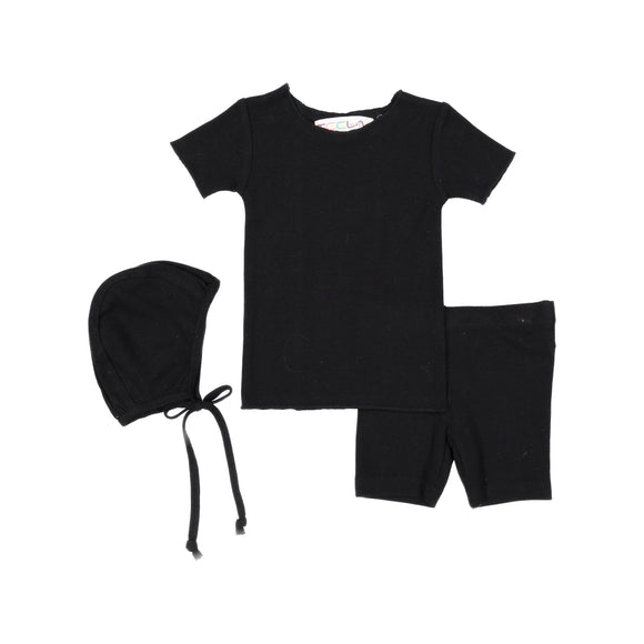 RIB BABY set - Black