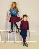RIB Basic GIRL Tshirt Grape - FINAL SALE