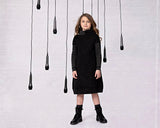 Basic Assymetric Dress - BLACK