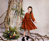 Fit and Flare DOTTED dress - GINGER - SIZE UP FOR SHRINKAGE