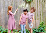 RIB Basic BOY/GIRL Tshirt - Bark