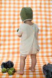 BEN Baby Boy Stitch Overlay Top- artichoke - FINAL SALE