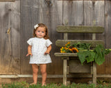 Baby Swing Romper - WHITE DOT