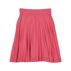 BASIC KNIT Circle Skirt - Cherry - FINAL SALE