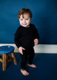 BABY Cable Knit 3 Piece Set - Black - FINAL SALE