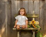 Baby Swing Romper - WHITE DOT