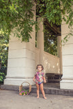Baby Collar Romper - large floral
