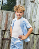 Boy's Suit - BLUE GINGHAM