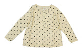 Teela Girls Beige Square Top - Young Timers Boutique
 - 1