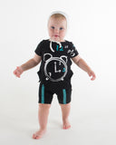 CLOCK Baby Set - Black