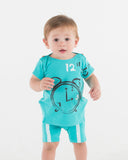 CLOCK Baby Set - Robin Blue - FINAL SALE