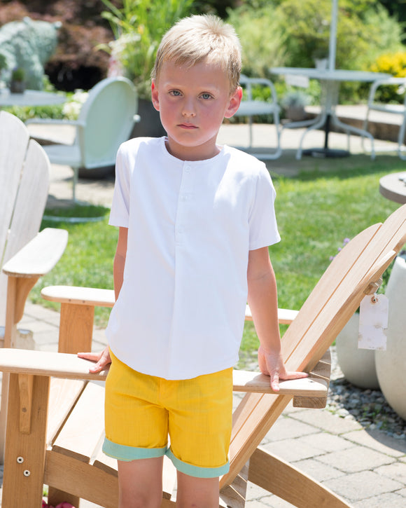 CALEB Solid Boy's Top