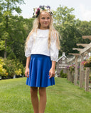 PONTE Circle Skirt - Royal Blue - FINAL SALE