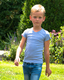 RIB Basic BOY/GIRL Tshirt - Periwinkle