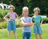 RIB Basic BOY/GIRL Tshirt - Periwinkle