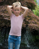 RIB Basic BOY/GIRL Tshirt - Mauve