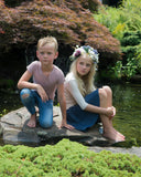 RIB Basic BOY/GIRL Tshirt - Mauve
