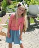RIB Basic GIRL Tshirt - Coral Pink - FINAL SALE