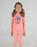 2 Piece POPCORN Loungware - Coral - FINAL SALE