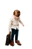Teela Boys Charcoal Square Top - Young Timers Boutique
 - 2