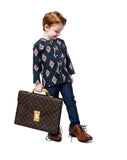 Teela Boys Navy Aztec Top - Young Timers Boutique
 - 2