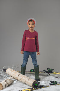 V-NECK Boy's Arrow Print T-Shirt - runs small size up - FINAL SALE