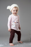 Snowman Mauve Set - FINAL SALE