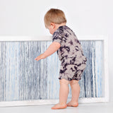 X-stitch Tie Dye Baby Set - pavement - FINAL SALE