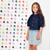DENIM ombre loose shirt dress