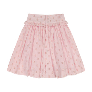 Reverse Ruffle Skirt - BLUSH