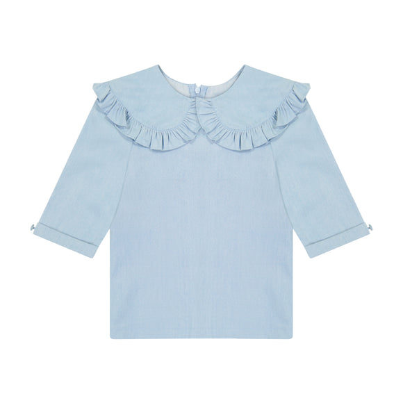 DENIM collar shirt - light denim