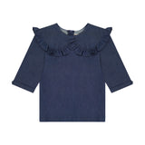 DENIM collar shirt - dark denim