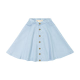 DENIM panel skirt