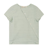 Boy's Curved Shirt - seaglass -  runs very very small size up 1-2 sizes