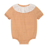 Baby Collar Romper - sand