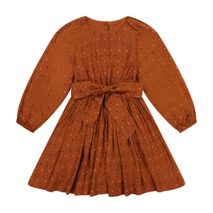 Fit and Flare DOTTED dress - GINGER - SIZE UP FOR SHRINKAGE