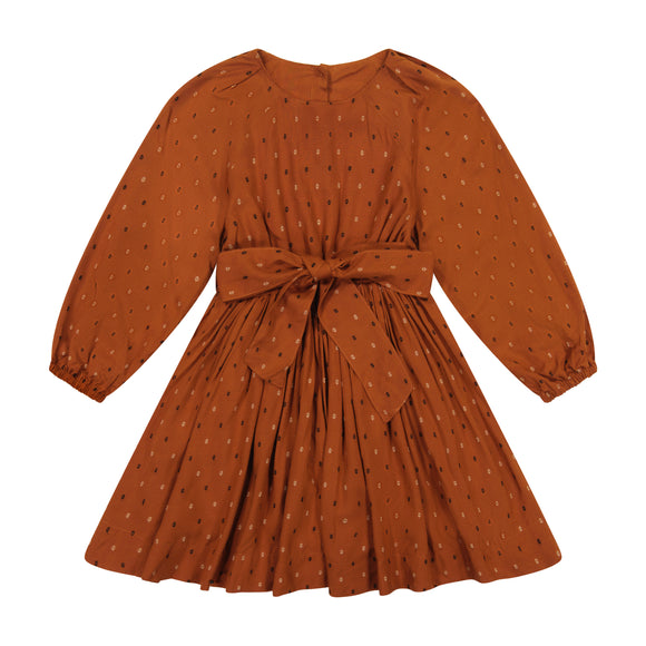 Fit and Flare DOTTED dress - GINGER - SIZE UP FOR SHRINKAGE