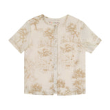 Boy's Gathered Shirt - CREAM