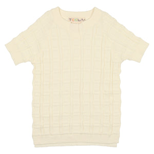 Boy's Knit Top - CREAM