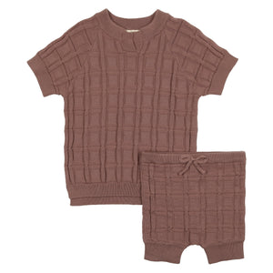 Baby Knit Set - PEPPERCORN