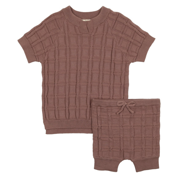 Baby Knit Set - PEPPERCORN