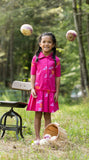 Teela Hot Pink HEIDI Paint Dress