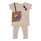 Teela Baby Girls' Handbag Legging Set