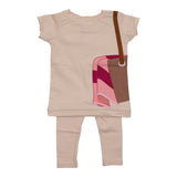 Teela Baby Girls' Handbag Legging Set