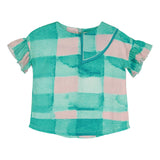 Teela Baby Girls' Joy Gingham Top