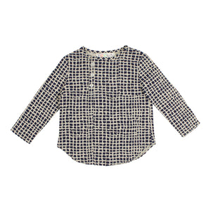 Teela Boys' DON Navy Cobblestone Shirt