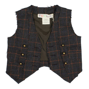 JAY Windowpane Vest - FINAL SALE