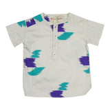 Teela Boys' Pearl Paint Half Print Top