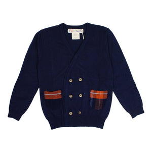Plaid Pocket Cardigan - runs small size up - FINAL SALE
